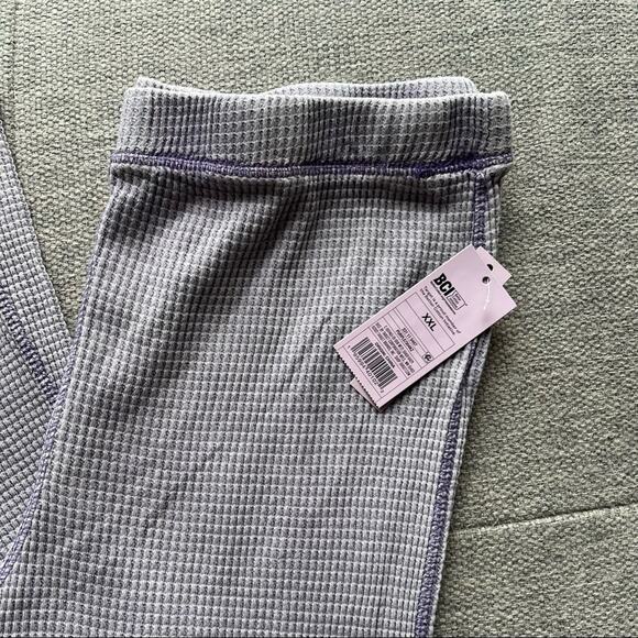 NWT Wild Fable Waffle Knit Thermal Boho Flare Leg Pants Legging Purple XXL - Picture 5 of 11